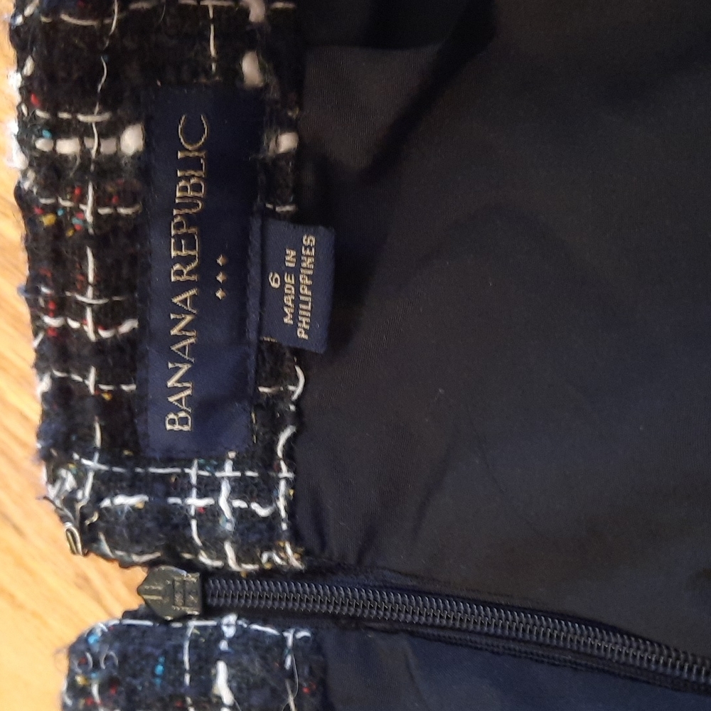Sz 6 Banana Republic midi skirt office professional - Picture 3 of 5